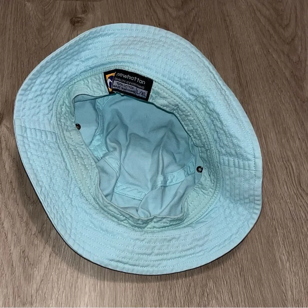 Newhattan Aqua Blue Bucket Hat